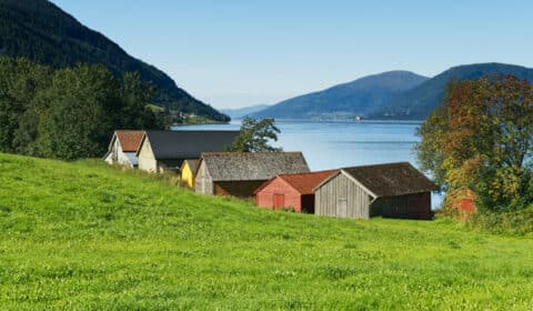 Nordfjordeid the Ultimate Panorama View from Mount Stranda - Norway ...